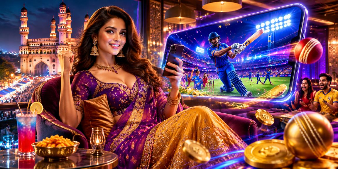 Night cricket betting at Hyderabad Charminar with mobile payment options